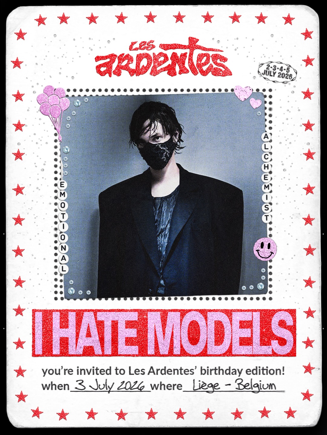 I Hate Models aux Ardentes 2026 - 3 juillet à Liège
