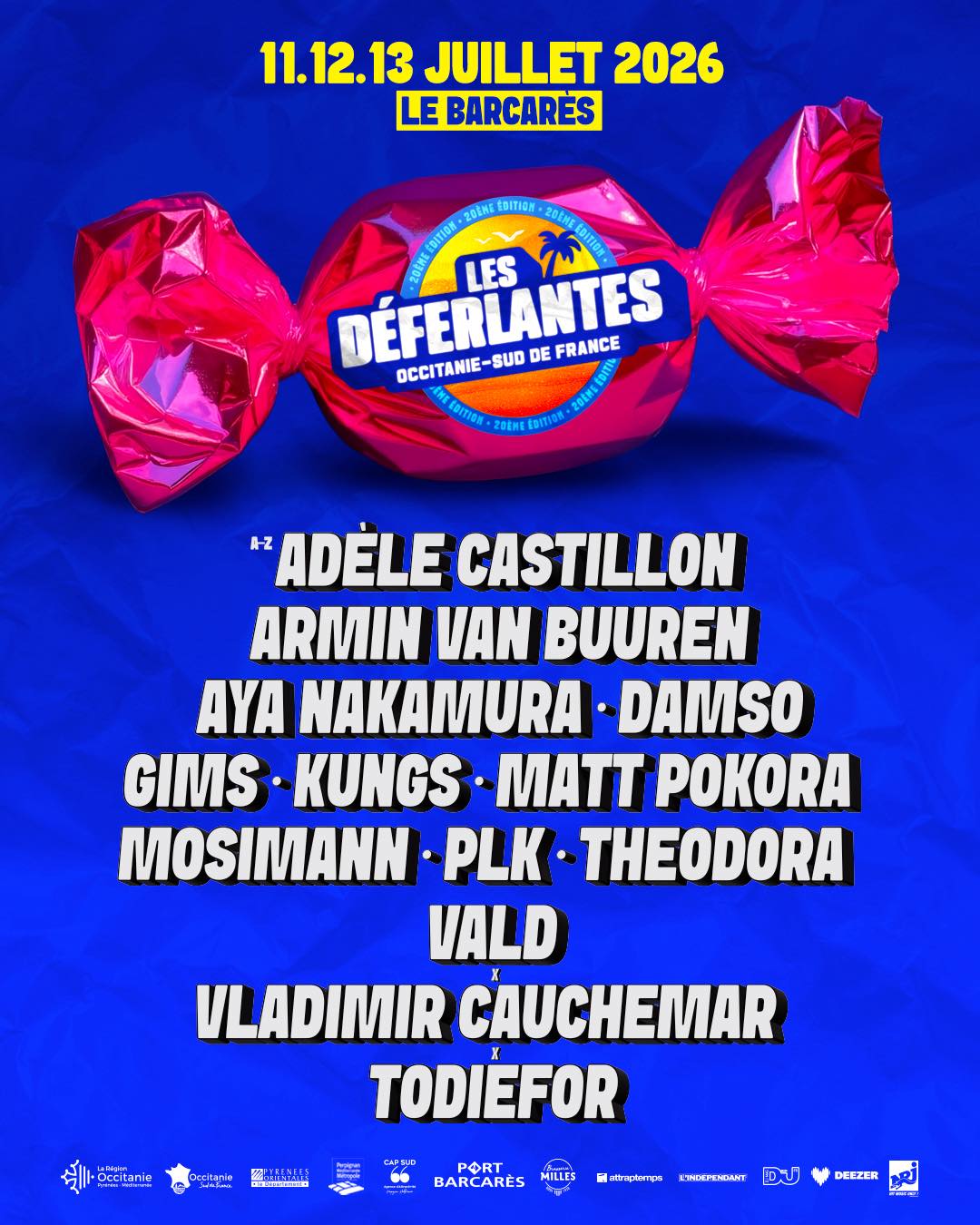 Les premiers noms des Déferlantes 2026